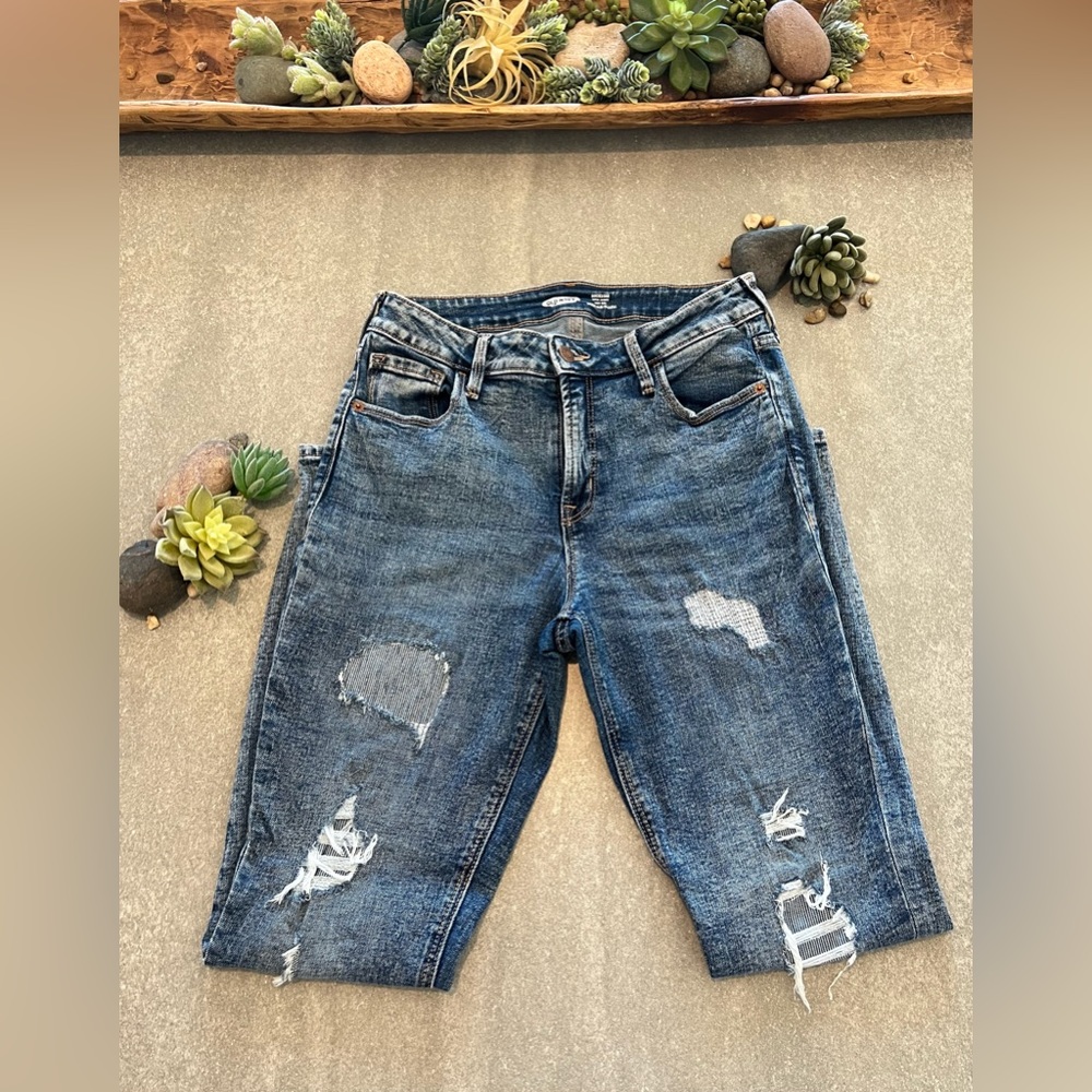 Old Navy Distressed Skinny Jeans